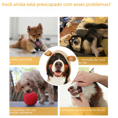 Pelota Interactiva con Sonido para Perros 🐾 – Juguete Antiaburrimiento que Ríe y Rebota