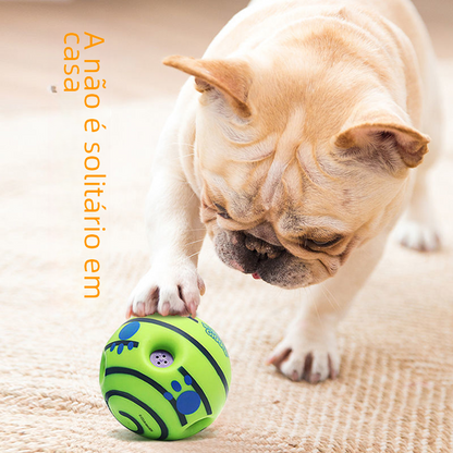 Pelota Interactiva con Sonido para Perros 🐾 – Juguete Antiaburrimiento que Ríe y Rebota