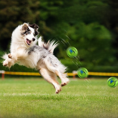 Pelota Interactiva con Sonido para Perros 🐾 – Juguete Antiaburrimiento que Ríe y Rebota